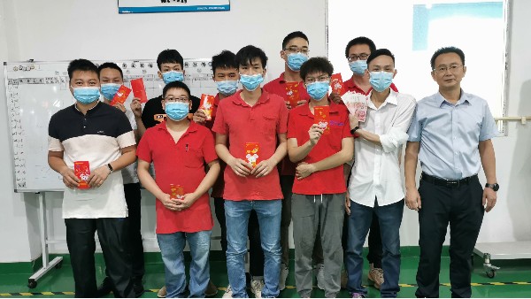 電機生產設備超前完成任務-合利士嘉獎通知